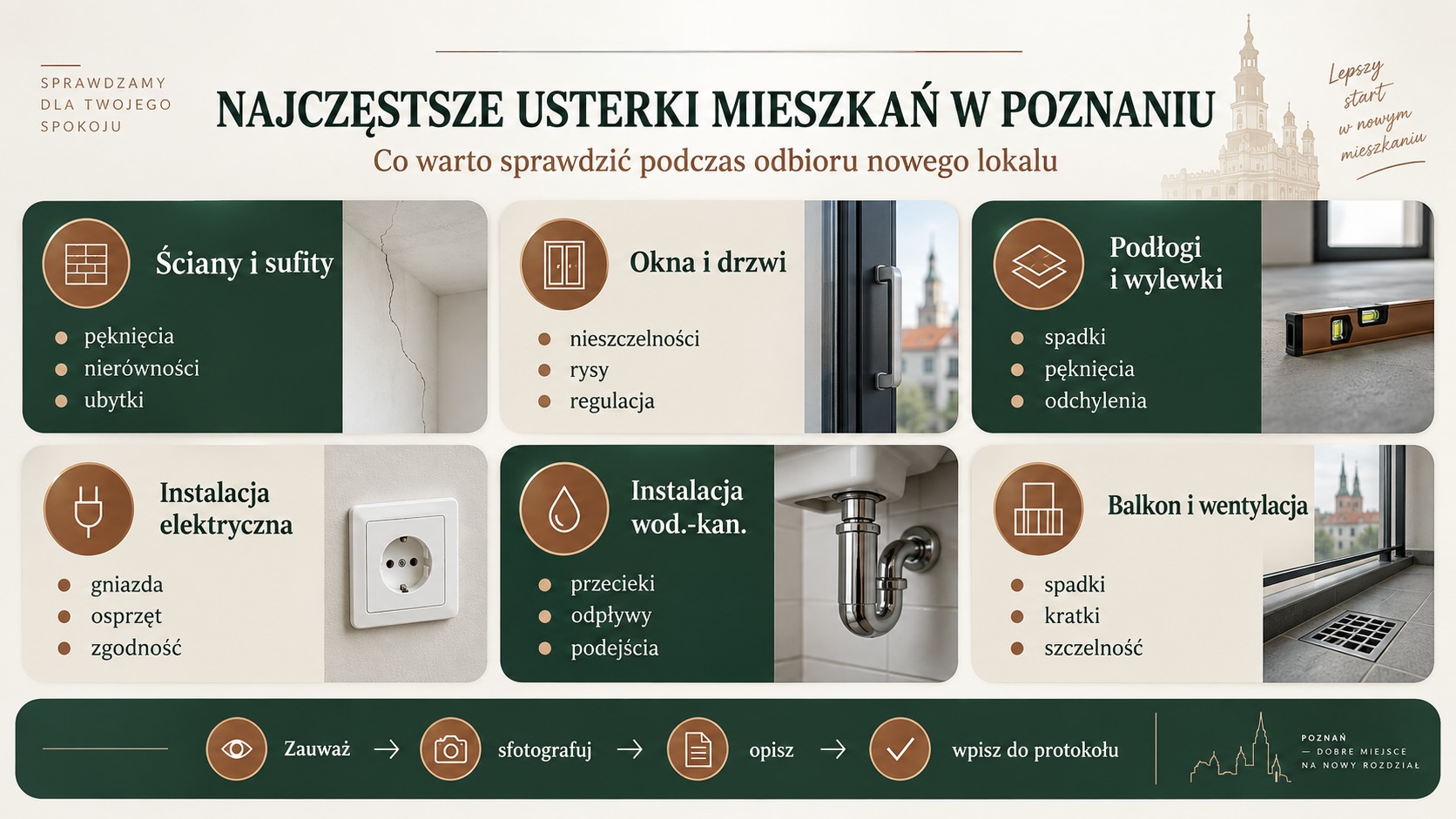 Atlas najczęstszych usterek sprawdzanych podczas odbioru mieszkania